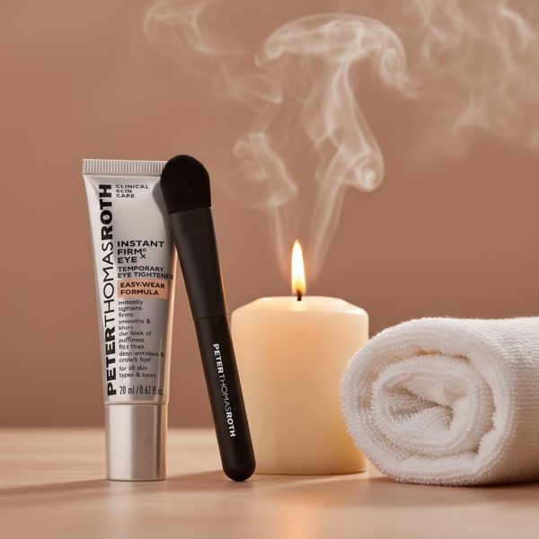 كريم شد فوري لمنطقة العين من Peter Thomas Roth مع فرشاة هدية